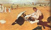 Edgar Degas At the Beach_z oil on canvas